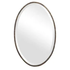 Kirkland's Home Dark Bronze Framed Wall Mirror- Framed Mirrors