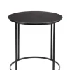 Kirkland's Home Dark Bronze Rounded Metal Accent Table- Accent & End Tables