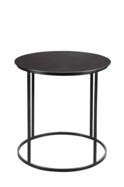 Kirkland's Home Dark Bronze Rounded Metal Accent Table- Accent & End Tables