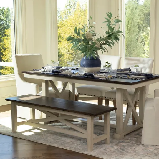 Kirkland's Home Dark Brown And Jackson Dining Bench- Benches & Ottomans
