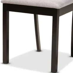 Kirkland's Home Dark Brown Wood Tripod Table 5-Pc. Dining Set- Dining Tables