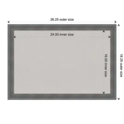 Kirkland's Home Dark Framed Corkboard- Memo & Chalkboards