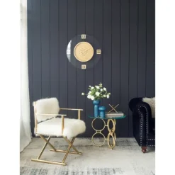 Kirkland's Home Dark Gold Exposed Gearwork Wall Clock- Clocks