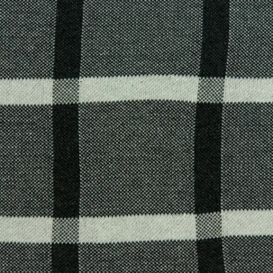 Kirkland's Home Dark Gray Plaid Knitted Pillow- Pillows