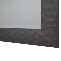Kirkland's Home Dark Gray Wood Framed Beveled Edge Wall Mirror- Decorative Mirrors