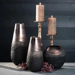 Kirkland's Home Dark Iridescent Glass Vase, 12 In.- Vases