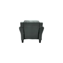 Kirkland's Home Dark Kelly Microfiber Rolled Arm Chair- Accent Chairs