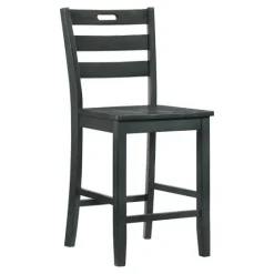 Kirkland's Home Dark Ladder Counter Stools, Set Of 2- Bar Stools & Counter Height Stools
