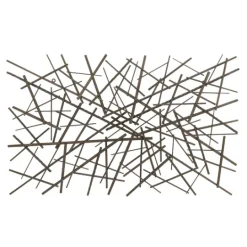 Kirkland's Home Dark Metal Abstract Scattered Wall Sculpture- Wall Plaques