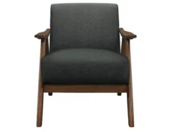 Kirkland's Home Dark Mid-Century Hazel Frame Accent Chair- Accent Chairs
