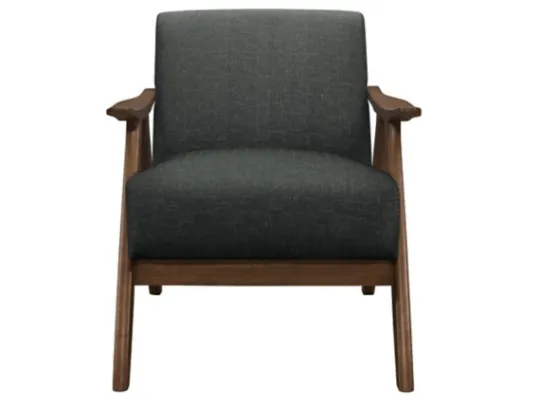 Kirkland's Home Dark Mid-Century Hazel Frame Accent Chair- Accent Chairs