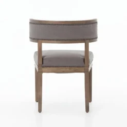 Kirkland's Home Dark Moon Canvas Upholstered Dining Chair- Dining Chairs