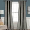 Kirkland's Home Dark Prima Velvet Curtain Panel Set, 108 In.- Curtains & Drapes