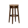 Kirkland's Home Dark Seagrass Swivel Bar Stool- Bar Stools & Counter Height Stools