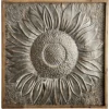 Kirkland's Home Dark Silver Metal Sunburst Wood Frame Wall Plaque- Wall Plaques