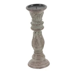 Kirkland's Home Dark Stained Wood Candle Holders, Set Of 3- Candle Holders