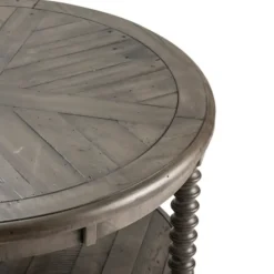 Kirkland's Home Dark Turned Legs Cofee Table- Coffee Tables