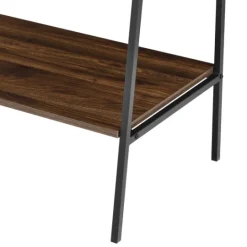 Kirkland's Home Dark Walnut Industrial Ladder Shelf- Bookshelves