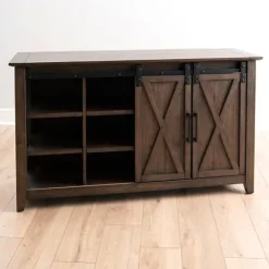 Kirkland's Home Dark Walnut Jackson Cabinet- Cabinets & Sideboards