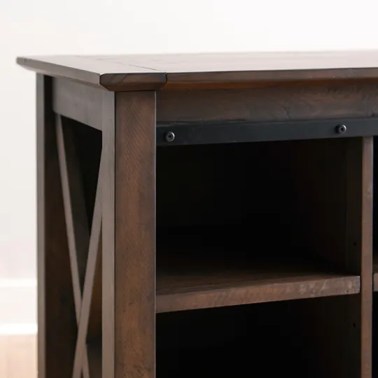 Kirkland's Home Dark Walnut Jackson Cabinet- Cabinets & Sideboards
