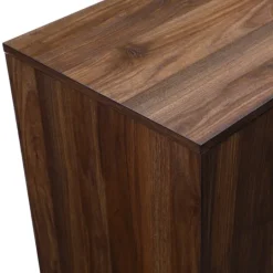 Kirkland's Home Dark Walnut Mid-Century Console Table- Console Tables