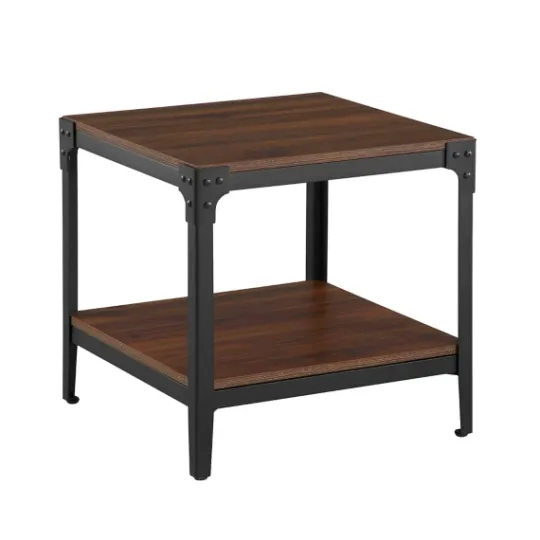Kirkland's Home Dark Walnut 2-Tier Accent Tables, Set Of 2- Accent & End Tables
