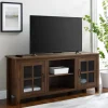 Kirkland's Home Dark Walnut Window Pane Tv Stand- Tv Stands & Media Consoles