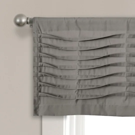 Kirkland's Home Dark Wave Pattern Valance- Curtains & Drapes