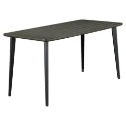 Kirkland's Home Dark Wood And Metal Dining Table- Dining Tables