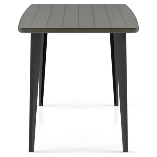 Kirkland's Home Dark Wood And Metal Dining Table- Dining Tables