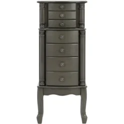 Kirkland's Home Dark Wood Flip Top Armoire- Dressers & Chests