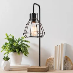 Kirkland's Home David Metal Shade Edison Task Lamp- Table Lamps