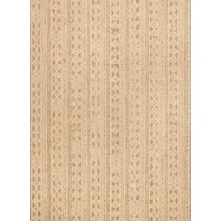Kirkland's Home Davon Geometric Striped Outdoor Rug, 8X10- Outdoor Rugs