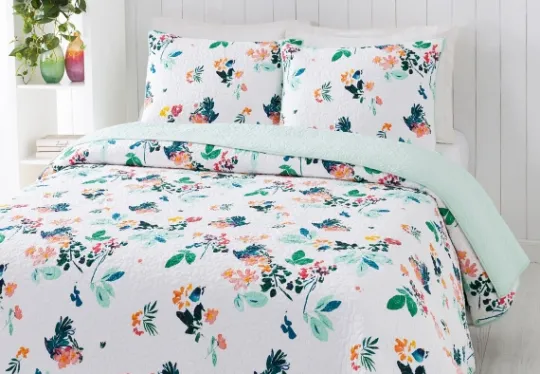 Kirkland's Home Daydreaming Floral 2-Pc. King Quilt Set- Quilts