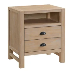 Kirkland's Home Dean Double Driftwood Pine 5-Pc. King Bedroom Set- Beds & Headboards