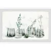 Kirkland's Home Deckled Glasses And Greens Framed Art Print- Framed Art