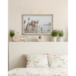 Kirkland's Home Deckled Lakeside Grass Framed Art Print- Framed Art