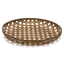 Kirkland's Home Decorative 26 In. Bamboo Tray- Decorative Trays