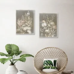 Kirkland's Home Delicate Bunch 2-Pc. Framed Canvas Art Set- Framed Art