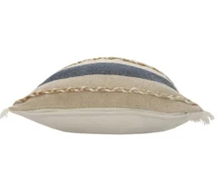 Kirkland's Home Denim Blue Braided Stripe Throw Pillow, 20 In.- Pillows