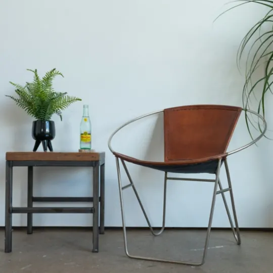 Kirkland's Home Desktop Palm Plant In Black Planter- Arrangements & Greenery