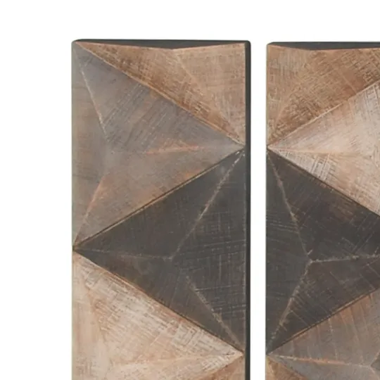 Kirkland's Home Devin Dimensional Wood Plaques, Set Of 3- Wall Plaques