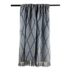 Kirkland's Home Diamond Fringe Throw- Blankets & Throws