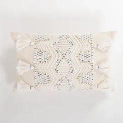Kirkland's Home Diamond Tassels Lumbar Pillow- Pillows