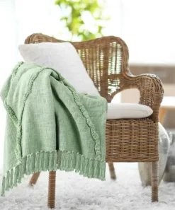 Kirkland's Home Diamond Tufted Cotton Throw- Blankets & Throws