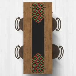 Kirkland's Home Diamonds Kwanzaa Decorative Table Runner, 72 In.- Wall Plaques