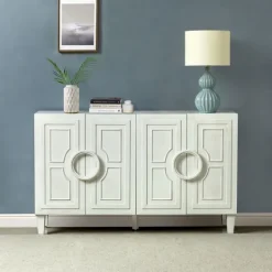 Kirkland's Home Dietrich Wood 4-Door Sideboard- Cabinets & Sideboards