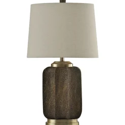 Kirkland's Home Dimpled Strausburg Table Lamp- Table Lamps