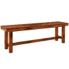 Kirkland's Home Dirty Oak Huntsman Wood Dining Bench- Dining Chairs
