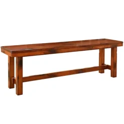Kirkland's Home Dirty Oak Huntsman Wood Dining Bench- Dining Chairs